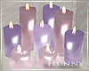 H. Lavender Pink Candles