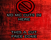no cuts zone