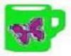 flashin butterfly mug