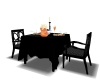 Black Dinner Table