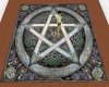 celtic pentagram rug