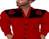 red/blk wolf shirt