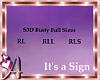 S3D BustyFull Sizes Sign