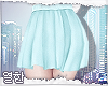 e| mint blue skirt
