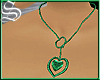 !*Heart Green Necklace