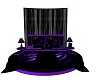 Black An Purple Bed