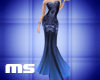 MS Formal gown Blue