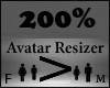 200% Avatar  Scaler