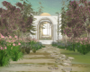 Spring garden alcove
