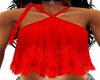 Red Lace Halter