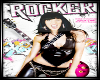 Rocker Girl Sticker