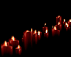 SC Red Candles in a row