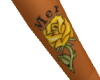 Mer Yellow Rose tattoo