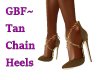 GBF~Tan Chain Heels