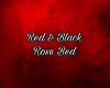 Red & Black Rose Bed