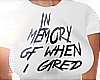 In Memory Crop Top