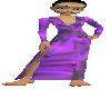 Purple Lady Gown