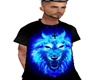 blue wolf shirt