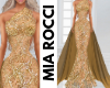 Gold Beaded Gown