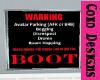 Warning/Boot Sign