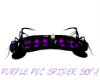 Purple/Black Spider Sofa