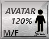 Avatar Scaler 120 %