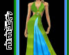 *Chee: Blue Green Gown