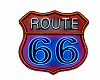 route 66 wall sign