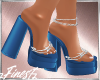 Blue heels