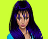 cabello azul