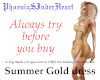 Summer Gold Dress