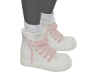 White Boots pink