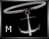 Silver Anchor Armband M