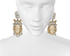 New Year Gold D Earring