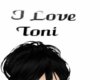 !M! I Love Toni HeadSign