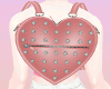peach heart backpack ❤