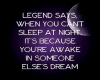 Legend Says