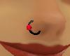 Goth Piercing Red Ring