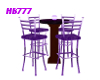 HB777 Club Table Purple