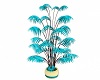 (ST)Tall Teal Plant