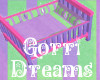 GD: Pink Purp Green Crib