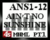 [4s] AINT NO SUNSHINE I