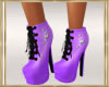 ~H~Heart Shoes Purple