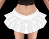 Tweeny White Short Skirt