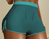 SIDE TIE SHORTS TEAL