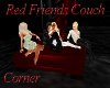 ~K~Red Corner Couch