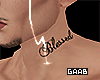 Blessed Neck | Tattoo