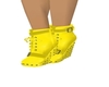 PVC Starry Boots Yellow