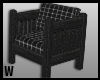 [W] Black White Chair