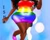 *I* Bm rainbow DRESS